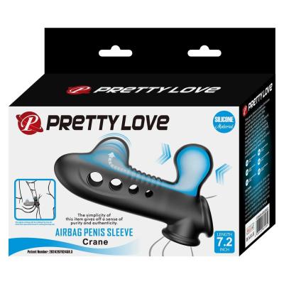 Hava Yastıklı Premium Zenci Rengi Silikon Penis Kılıfı