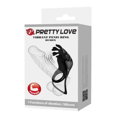 USB Şarjlı Klitoris Uyarıcılı Titreşimli Siyah Silikon Penis Halkası