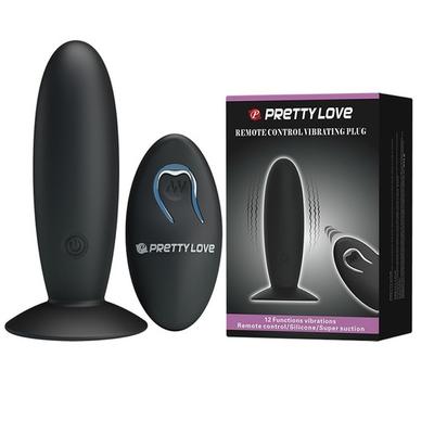 11 cm vantuzlu tamamen silikon uzaktan kumandalı anal plug