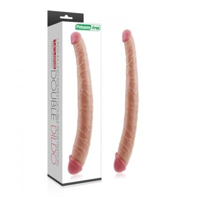 36,5 cm Çift Taraflı Realistik Dildo Anal Vajinal Penis