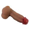 17,3 cm Realistik Vantuzlu Dildo Penis