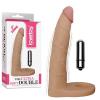 18 cm Realistik Titreşimli Anal Dildo Penis Halkası