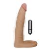 18 cm Realistik Titreşimli Anal Dildo Penis Halkası