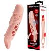 2,5 cm Dolgu Uzatmalı Titreşimli Penis Kılıfı