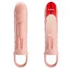 2,5 cm Dolgu Uzatmalı Titreşimli Vibratör Penis Kılıfı