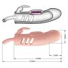 2,5 cm Dolgu Uzatmalı Titreşimli Vibratör Penis Kılıfı