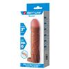 2.5 cm Dolgulu Melez Rengi Silikon Bunion Penis Kılıfı