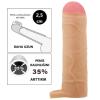 2,5 cm Dolgulu Ten Rengi Silikon Bunion Penis Kılıfı