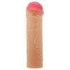 2,5 cm Dolgulu Ten Rengi Silikon Nile Penis Kılıfı