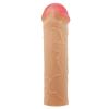 2,5 cm Dolgulu Ten Rengi Silikon Nile Penis Kılıfı