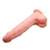 20,5 cm Oynar Başlı Titreşimli Realistik Vibratör Penis