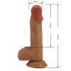 20,6 cm Realistik Vantuzlu Dildo Penis