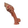 20 cm Yeni Nesil Çift Katmanlı Realistik Vantuzlu Dildo Penis