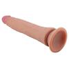 21 cm Yeni Nesil Çift Katmanlı Vantuzlu Testissiz Dildo Penis