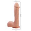 22,2 cm Realistik Vantuzlu Dildo Penis