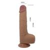 22,5 cm İleri Geri Hareketli Uzaktan Kumandalı Gerçekçi Vantuzlu Melez Penis