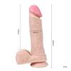 22 cm 4 cm Kalınlığında Realistik Vantuzlu Dildo Penis