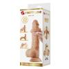 23,3 cm 4.3 cm Kalınlığında Çift Katmanlı Realistik Vantuzlu Dildo Penis
