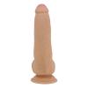 23,3 cm 4.3 cm Kalınlığında Çift Katmanlı Realistik Vantuzlu Dildo Penis