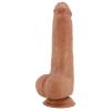 23,3 cm Yeni Nesil Çift Katmanlı Realistik Vantuzlu Dildo Penis