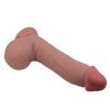 23,4 cm Çift Katmanlı Gerçekçi Melez Dildo Penis