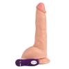 24,5 cm Gerçekçi Titreşimli Dildo Vibratör Penis