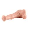 24 cm Et Dokulu Gerçekçi Çift Katmanlı Sünnetsiz Penis