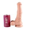 24 cm Et Dokulu Gerçekçi Çift Katmanlı Sünnetsiz Penis