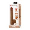 25,5 cm Realistik Vantuzlu Dildo Penis