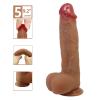 25,5 cm Realistik Vantuzlu Dildo Penis