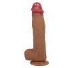25,5 cm Realistik Vantuzlu Dildo Penis