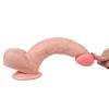 25,5 cm Ten Rengi Realistik Kalın Dildo Penis