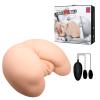 25 cm 2 İşlevli Titreşimli Suni Vajinal ve Anal Masturbatör