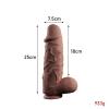 25 cm Gerçekçi 7.5 cm Kalınlığında Uzun ve Kalın Dildo Penis