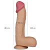 28,5 cm Gerçekçi Uzun ve Kalın Dildo Penis