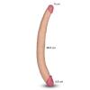 36,5 cm Çift Taraflı Realistik Dildo Anal Vajinal Penis