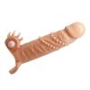 4 cm Dolgu Uzatmalı Titreşimli Penis Kılıfı