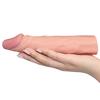 5 cm Dolgulu Ten Rengi Silikon Extender Penis Kılıfı