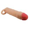 5 cm Dolgulu Ten Rengi Silikon Hani Penis Kılıfı