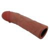 7.5 cm Dolgulu Melez Rengi Silikon Derek Penis Kılıfı