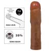 7.5 cm Dolgulu Melez Rengi Silikon Kylian Penis Kılıfı