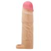 7.5 cm Dolgulu Ten Rengi Silikon Gerd Penis Kılıfı