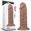 Çift Katmanlı 26 cm Realistik Kalın Dildo Melez Penis