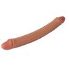 Çift Taraflı Realistik Dildo Anal Vajinal Penis 34 cm