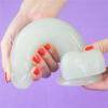 Gece Parlayan Fosforlu 19 cm Realistik Vantuzlu Şeffaf Dildo