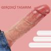 Gerçekçi Çift Katmanlı 21,5 cm Realistik Dildo Penis