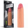 Nature Extender 4.5 cm Dolgulu Premium Ten Rengi Silikon Penis Kılıfı