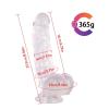 Noctis 21,5cm Beyaz Jel Dildo Penis