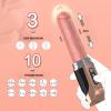 Şişirilebilir İleri Geri Hareketli USB Şarjlı 23 cm İleri Geri Hareketli Titreşimli Dildo