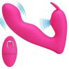 Uzaktan Kumandalı 12 Titreşim 4 Darbe Fonksiyonlu G-Spot Vajinal Pembe Vibratör